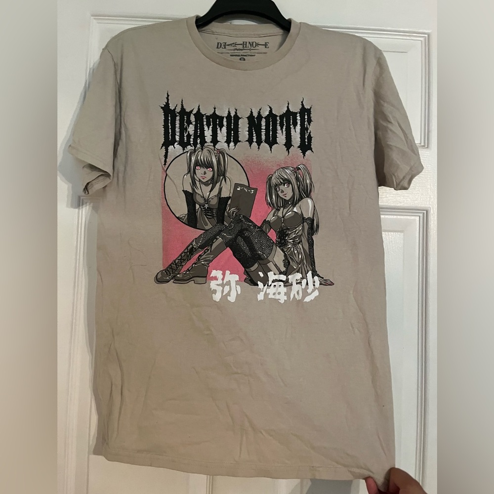 Death Note Brown Anime Misa Goth Girl Short Sleeve T-Shirt